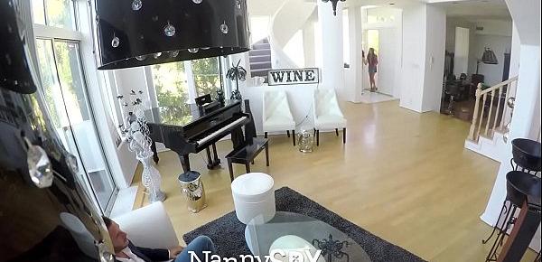  NannySpy Thieving Nanny Adria Rae fucked after being caught stealing